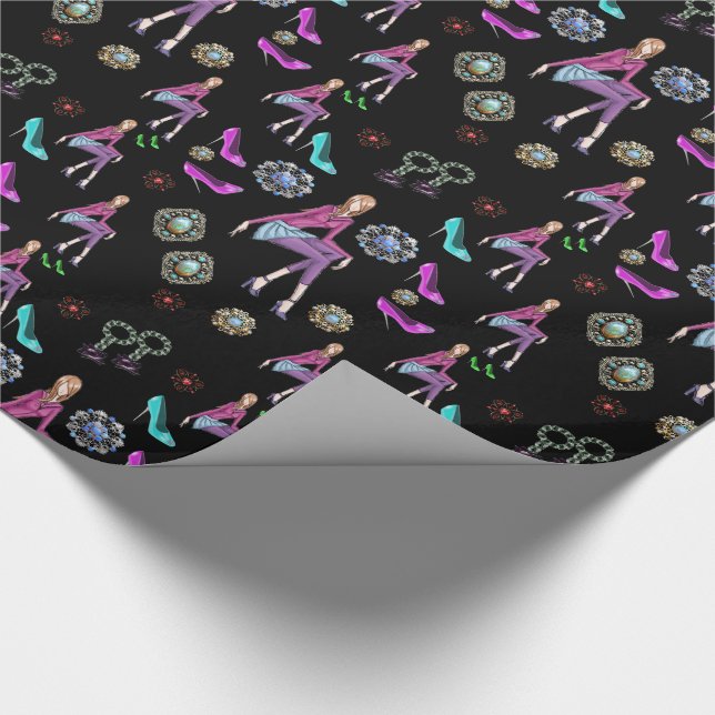 Wrapping paper shoes (Corner)
