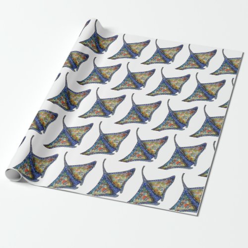 wrapping paper sting ray pattern