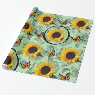 Wrapping paper Sunflower