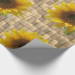 Wrapping paper Sunflower