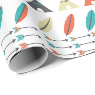 Wrapping Paper - Teepee Tribal