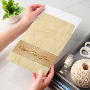 Wrapping Paper Texture - cream Envelope Mailers