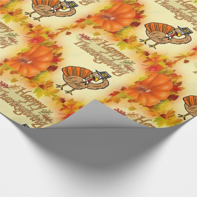 Wrapping paper Thanksgiving (Corner)