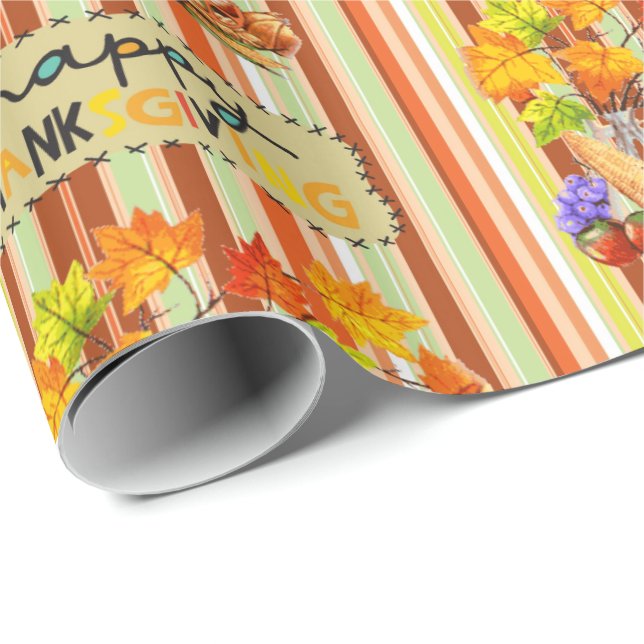 Wrapping paper Thanksgiving (Roll Corner)