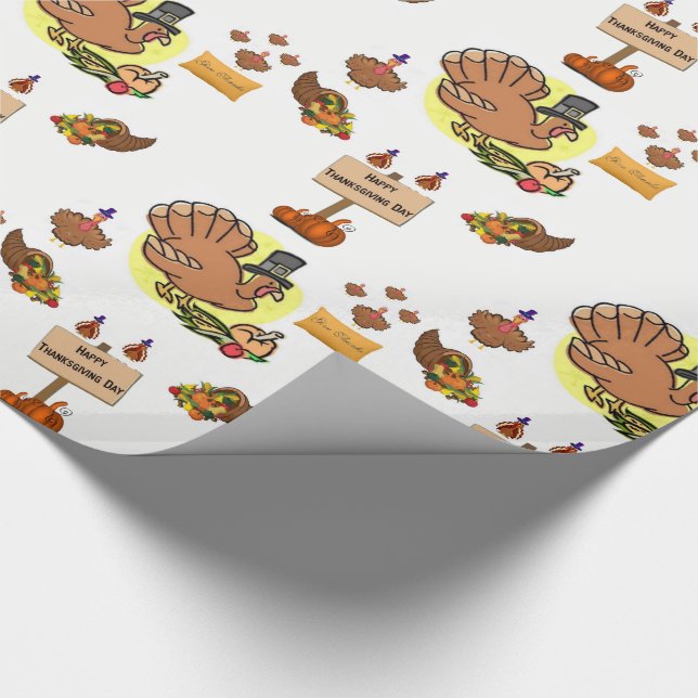 Wrapping paper Thanksgiving (Corner)