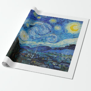 WRAPPING PAPER : THE STARRY NIGHT : VAN GOGH