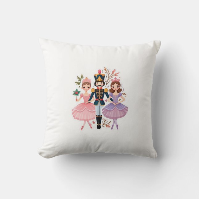 Wrapping Paper Throw Pillow (Front)