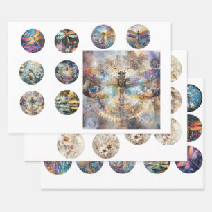 Wrapping Paper Vintage Floral Rounds & Tile Resin
