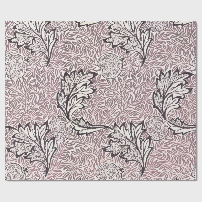 WRAPPING PAPER : WILLIAM MORRIS : APPLE (Flat)