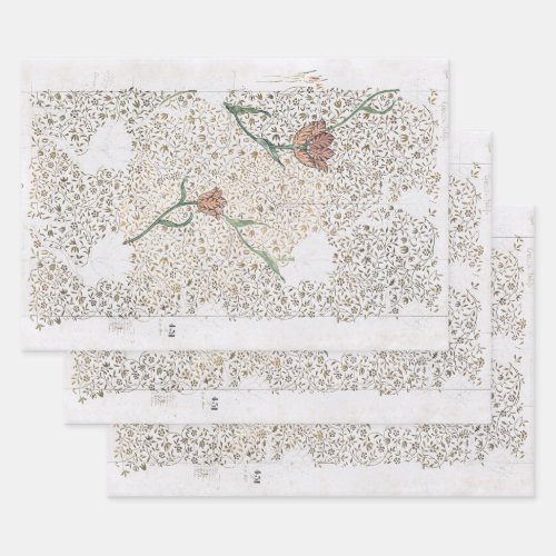 WRAPPING PAPER  WILLIAM MORRIS  GARDEN TULIP