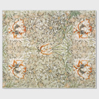 WRAPPING PAPER : WILLIAM MORRIS : HONEYSUCKLE