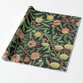 William Morris Exotic Fruit, Lemons and Pomegranates Wrapping Paper by mm  gladden