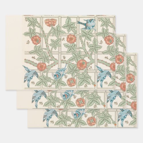 WRAPPING PAPER  WILLIAM MORRIS  TRELLIS