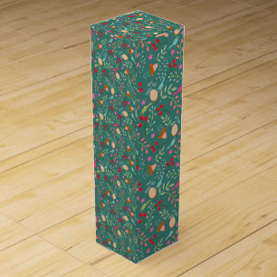 Wrapping Paper Wine Box