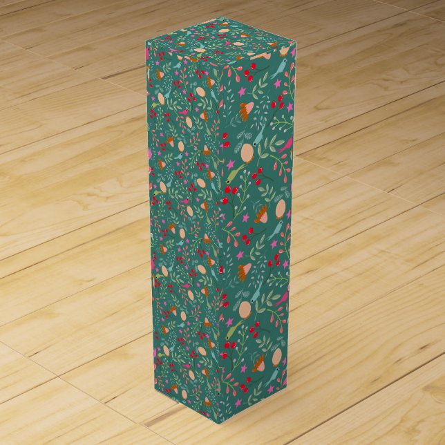 Wrapping Paper Wine Box (Front)