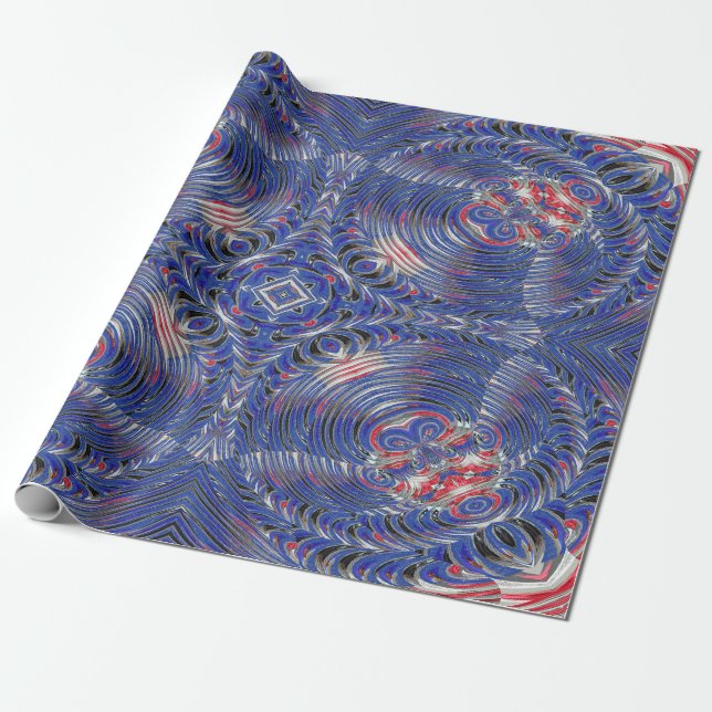 Wrapping Paper With A Marvelous Design (Unrolled)