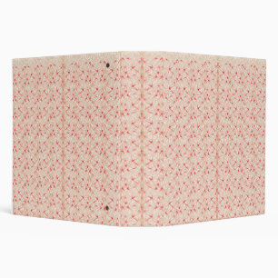 Wrapping paper with a repeating pattern of red, or 3 ring binder