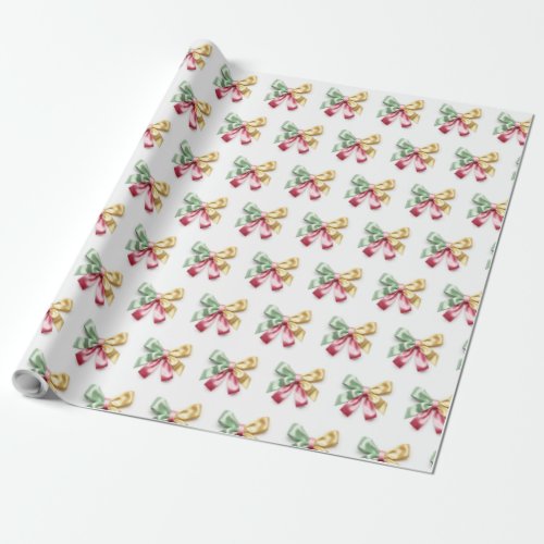 Wrapping paper with bows