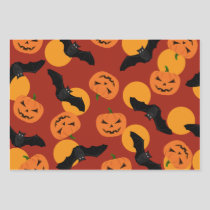 Wrapping Paper with Halloween Pattern