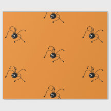 Wrapping Paper with spider
