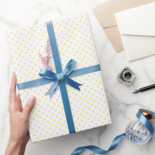Wrapping Paper - Yellow Dots Pattern