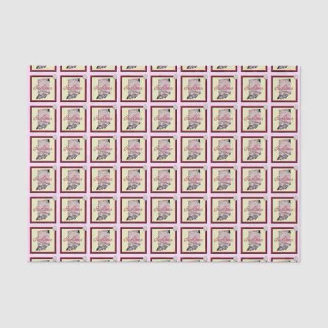 Wrapping Tissue - INDIANA - Framed Icon Paper (Front)