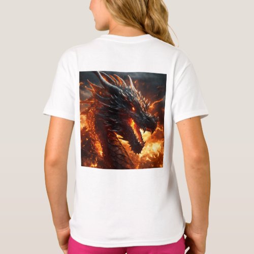 Wrath Unleashed Infernal Storm Dragon T_Shirt