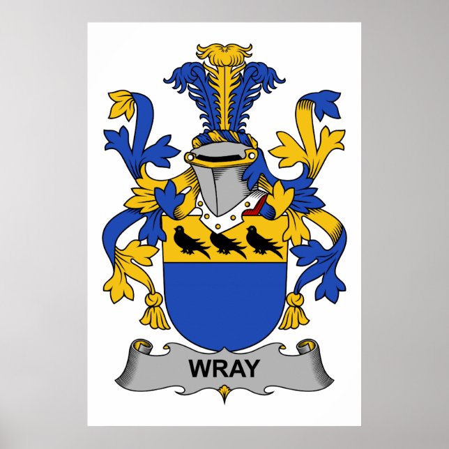 Wray Family Crest Poster (Front)