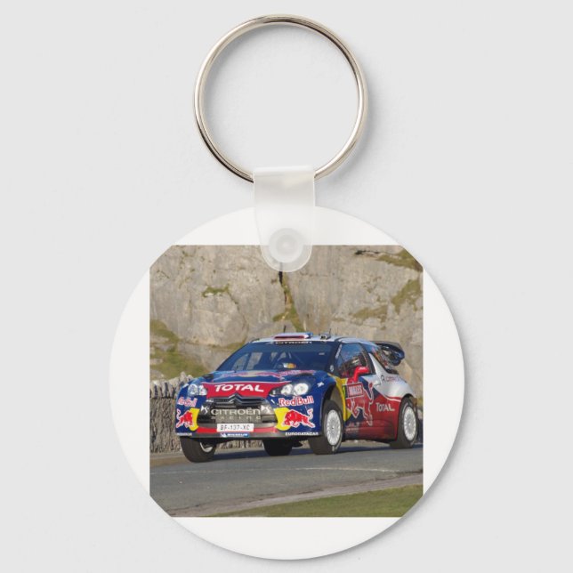 WRC Rally Car Cover Keychain (Front)