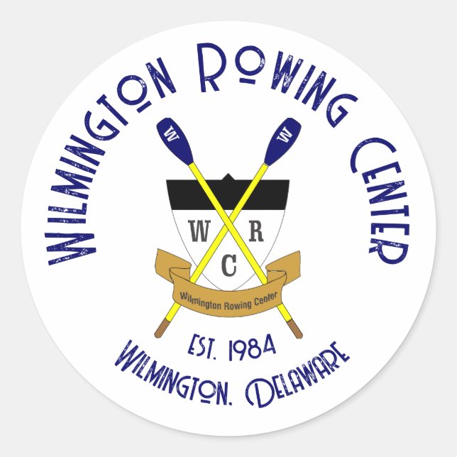 WRC Sheet of Large Round Paper Stickers - Multiple (Front)