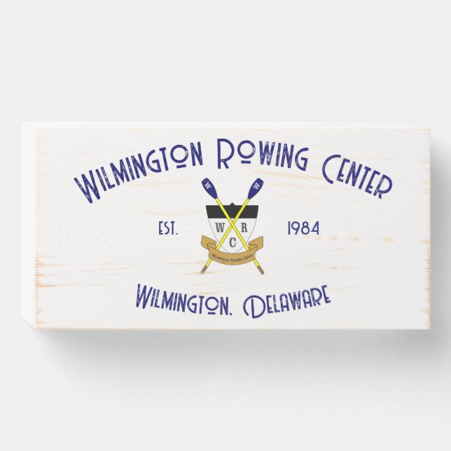 WRC Wooden Rectangle Box Sign (Front Horizontal)