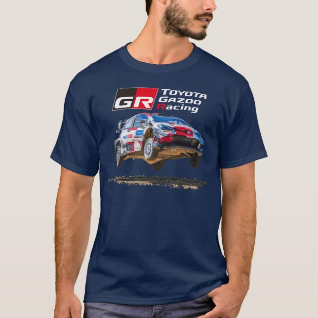 WRCOYOTA GR YARIS gazoo racing Sebastien Ogier Elf T-Shirt (Front)