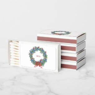 Wreath 2021 Christmas Ginger Jar Matchboxes