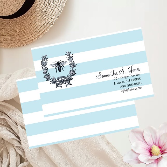 Wreath/Napoleonic Bee Traditional Calling Card (Creator Uploaded)