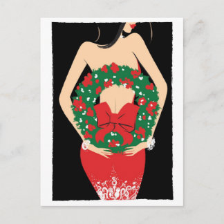 Wreath postcard