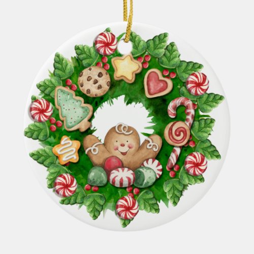 Wreath _ SRF Ceramic Ornament