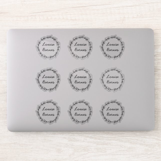 wreath sticker (Computer)