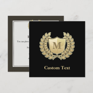 Wreath with Shield Invitation