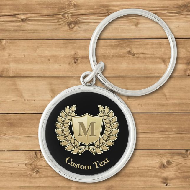 Wreath with Shield Keychain (Creator Uploaded)