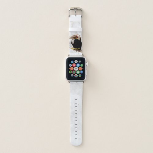 Wreathed Hornbill Rhyticeros undulatus Apple Watch Band