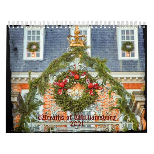 Wreaths of Colonial Williamsburg Calendar