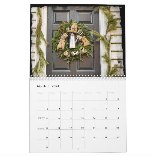 Wreaths of Colonial Williamsburg Calendar Zazzle Wreaths of Colonial Williamsburg Calendar Zazzle