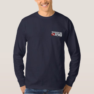 Wreck Diver Embroidered Shirts