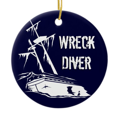Wreck Diver Ornament