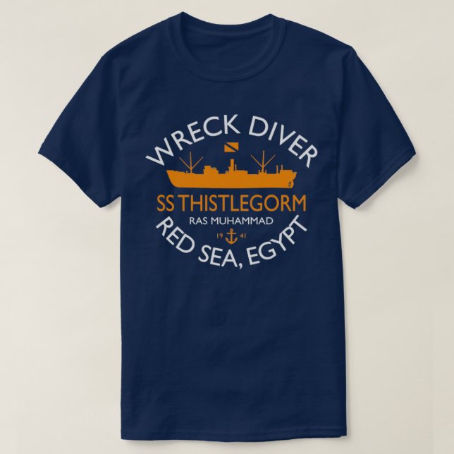 Wreck Diver Thistlegorm T-Shirt (Design Front)