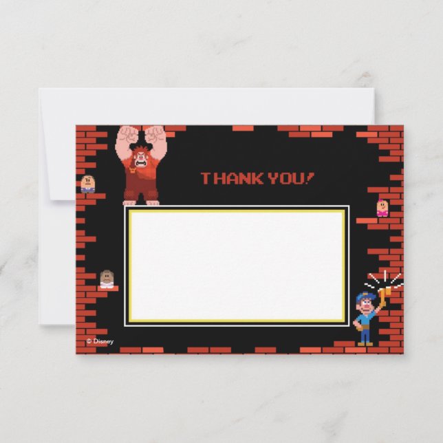 Wreck-It Ralph 2 Thank You Cards (Front)