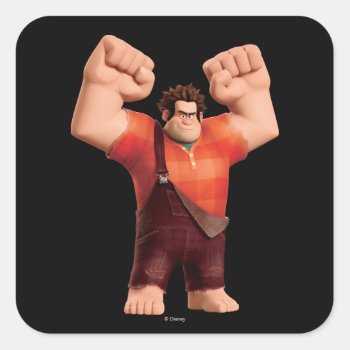 Wreck-it Ralph 4 Square Sticker by wreckitralph at Zazzle