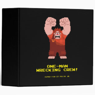 Wreck-It Ralph: One-Man Wrecking Crew! 3 Ring Binder