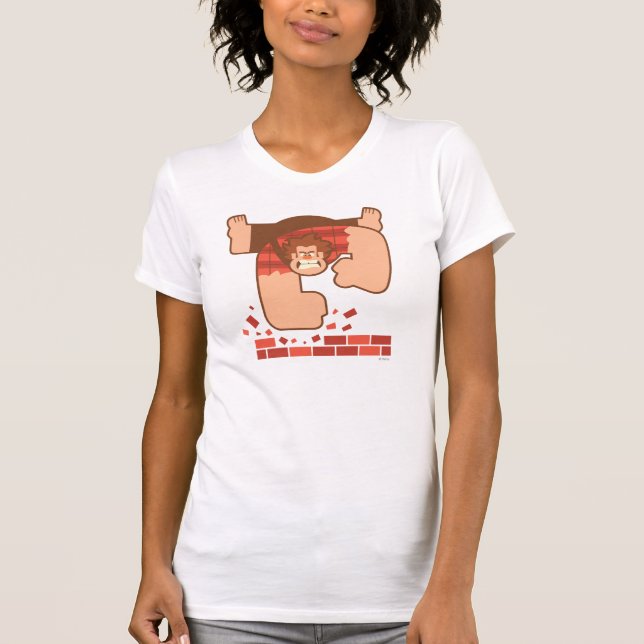 Wreck it Ralph Pounding Bricks T-Shirt (Front)