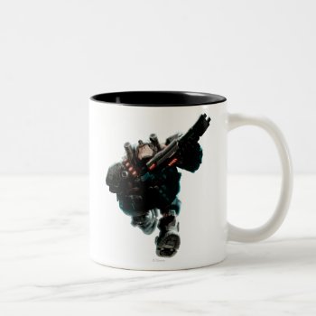 Wreck-it Ralph With Gun Two-tone Coffee Mug by wreckitralph at Zazzle